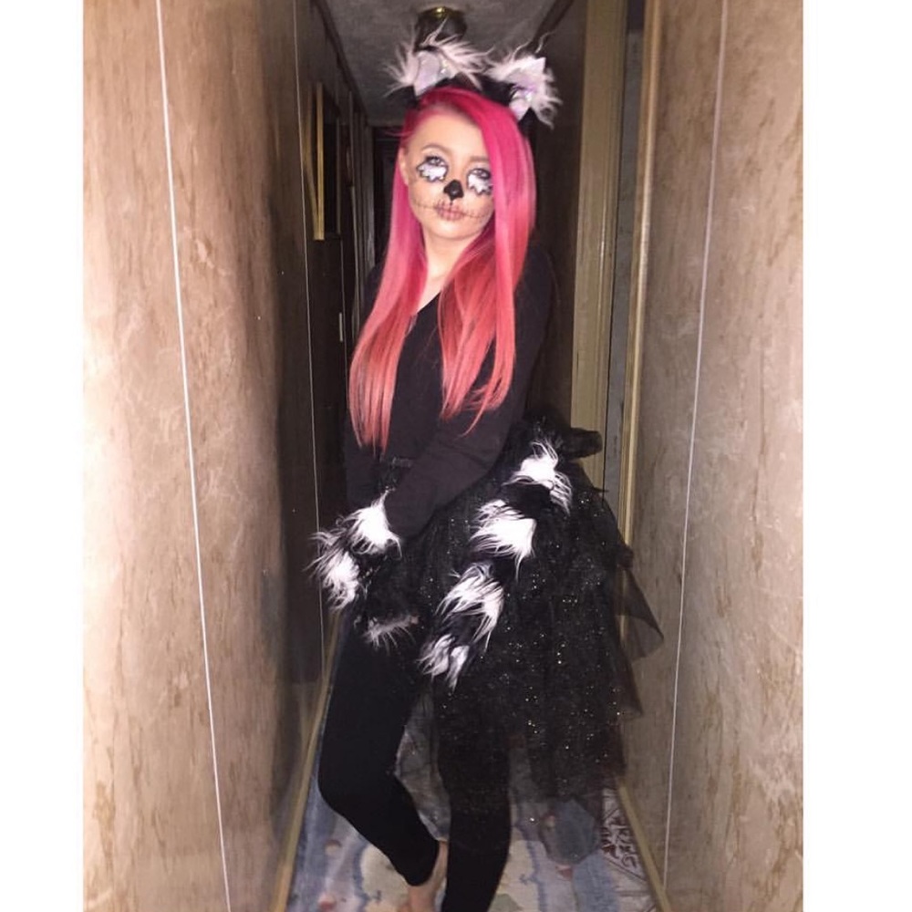 Black high low tutu